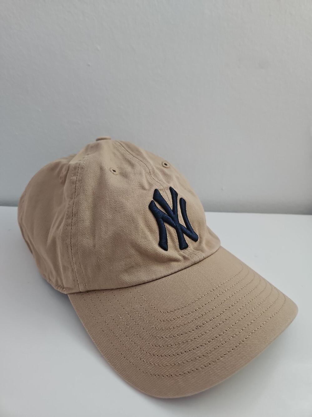 ’47 New York Yankees Beige Adjustable OSFA Baseball Cap One Size